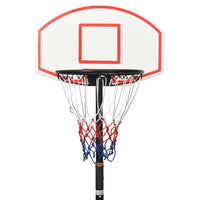 Basketbalstandaard 216-250 cm polyetheen wit