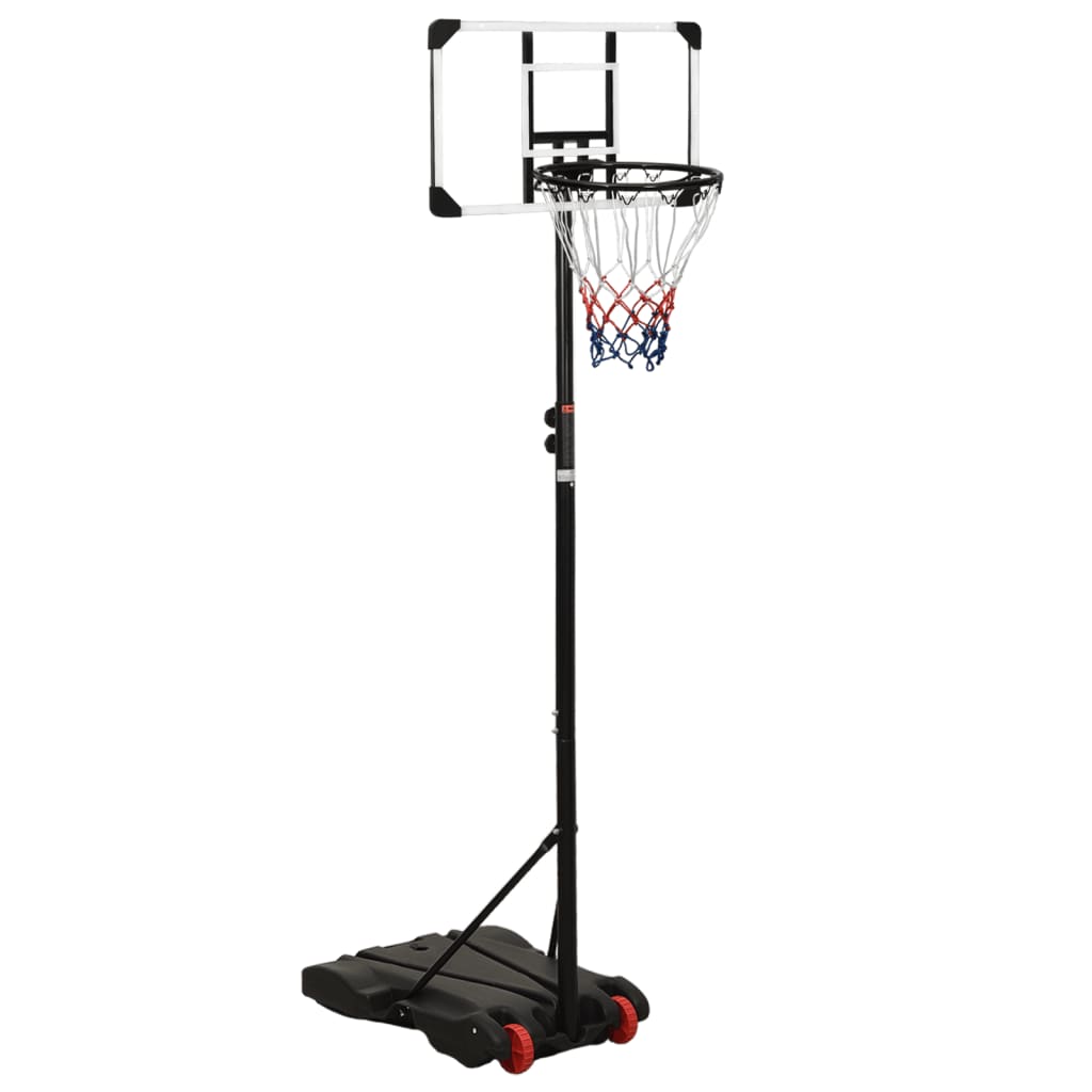 Basketbalstandaard 216-250 cm polycarbonaat transparant