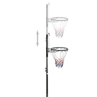 Basketbalstandaard 216-250 cm polycarbonaat transparant