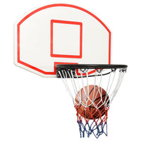 Basketbalbord 71x45x2 cm polyetheen wit