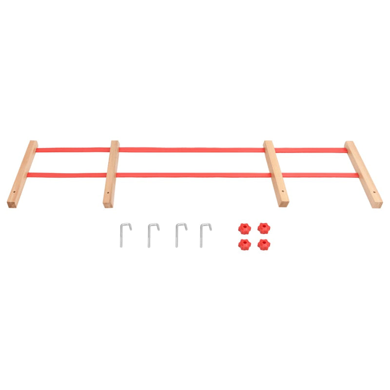 Rugleuning voor slee multiplex rood