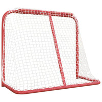 Hockey goal 183x71x122 cm polyester red and white