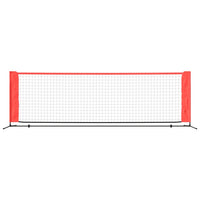 Tennisnet 300x100x87 cm polyester zwart en rood