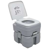 Campingtoilet en watertankset draagbaar