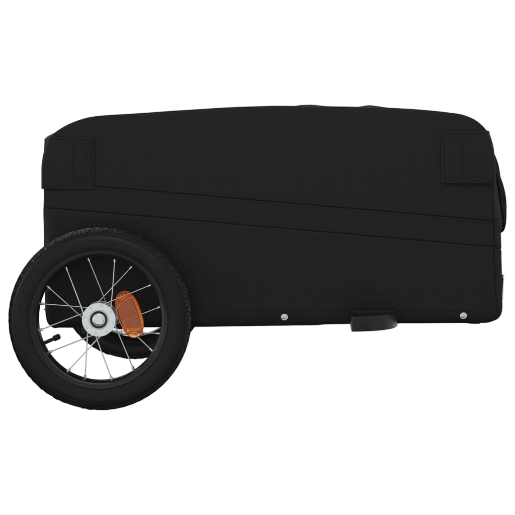 Fietstrailer 30 kg ijzer zwart