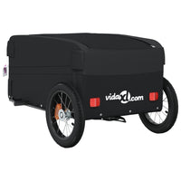 Fietstrailer 30 kg ijzer zwart