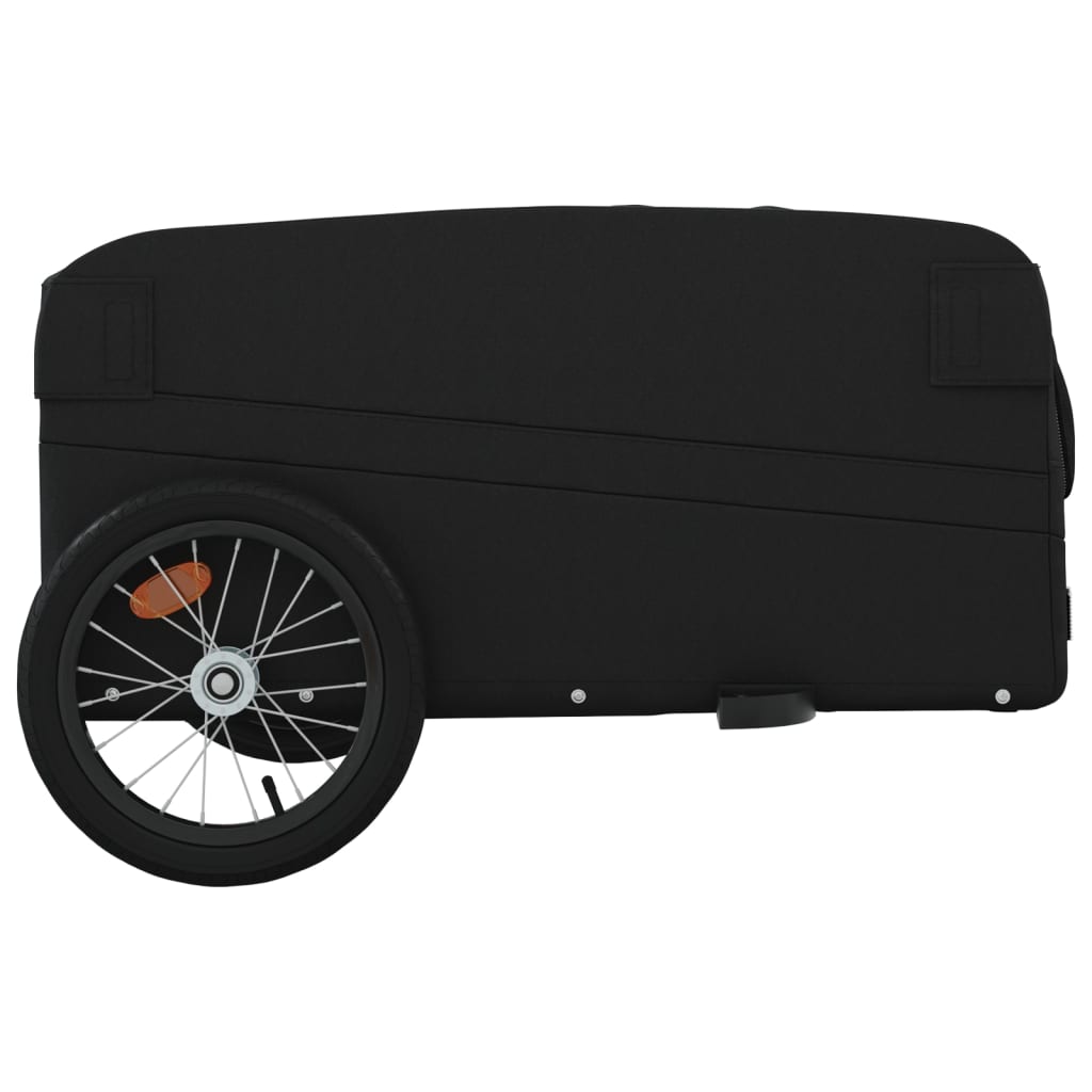 Fietstrailer 45 kg ijzer zwart