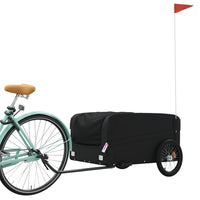 Fietstrailer 45 kg ijzer zwart