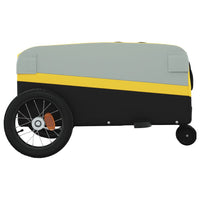 Fietstrailer 30 kg ijzer zwart en geel