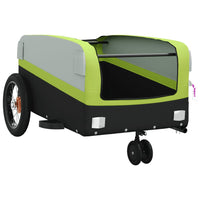 Fietstrailer 30 kg ijzer zwart en groen