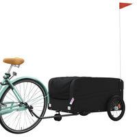 Fietstrailer 45 kg ijzer zwart