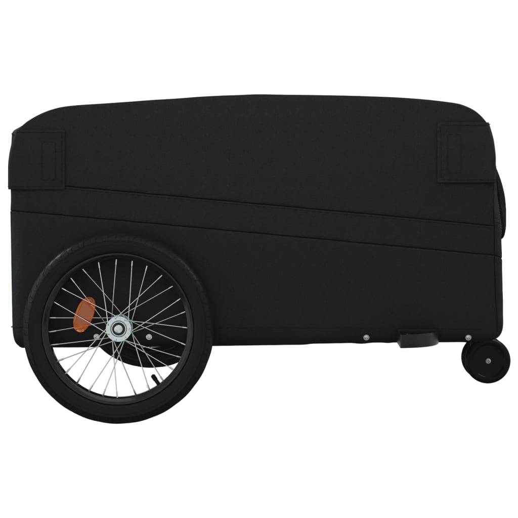 Fietstrailer 45 kg ijzer zwart