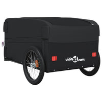 Fietstrailer 45 kg ijzer zwart