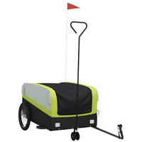 Fietstrailer 45 kg ijzer zwart en groen