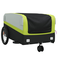 Fietstrailer 45 kg ijzer zwart en groen