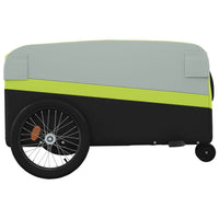 Fietstrailer 45 kg ijzer zwart en groen