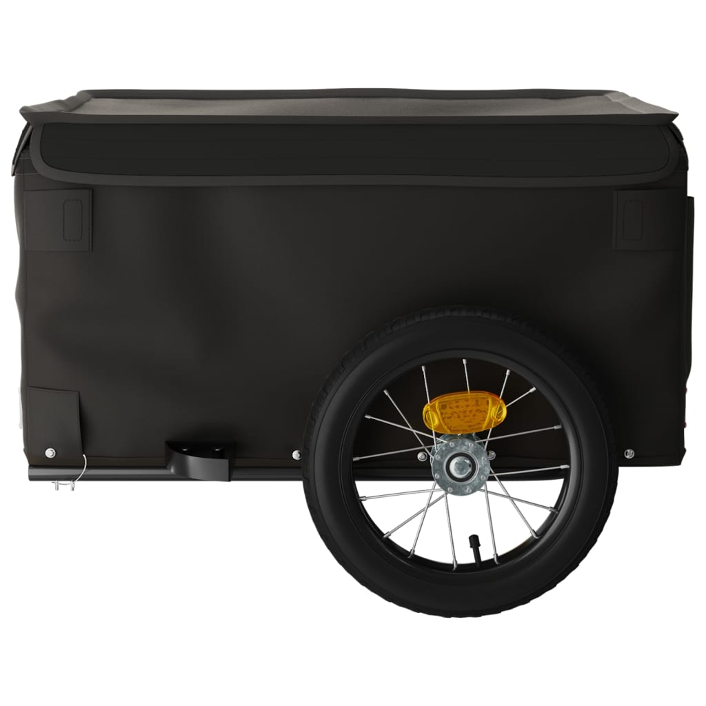 Fietstrailer 30 kg ijzer zwart