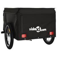 Fietstrailer 45 kg ijzer zwart