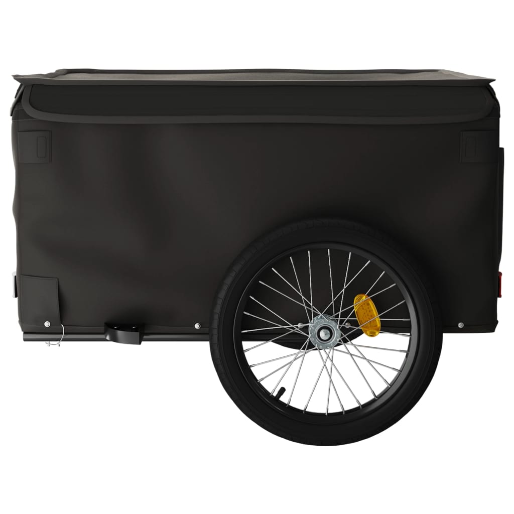 Fietstrailer 45 kg ijzer zwart