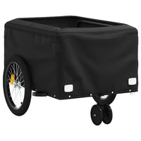 Fietstrailer 30 kg ijzer zwart en blauw