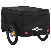 Fietstrailer 30 kg ijzer zwart