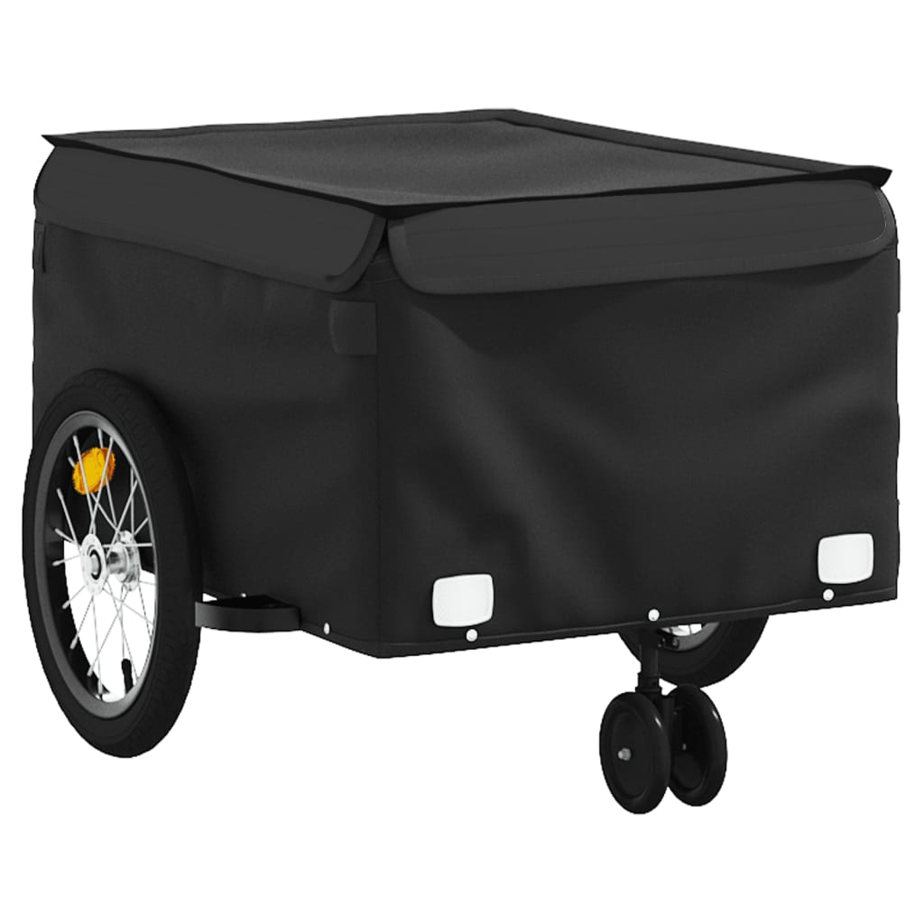 Fietstrailer 45 kg ijzer zwart