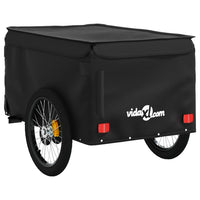 Fietstrailer 45 kg ijzer zwart