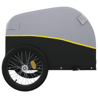 Fietstrailer 30 kg ijzer zwart en geel