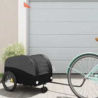 Fietstrailer 30 kg ijzer zwart