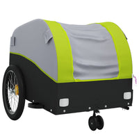 Fietstrailer 30 kg ijzer zwart en groen