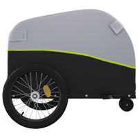 Fietstrailer 30 kg ijzer zwart en groen