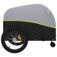 Fietstrailer 45 kg ijzer zwart en groen