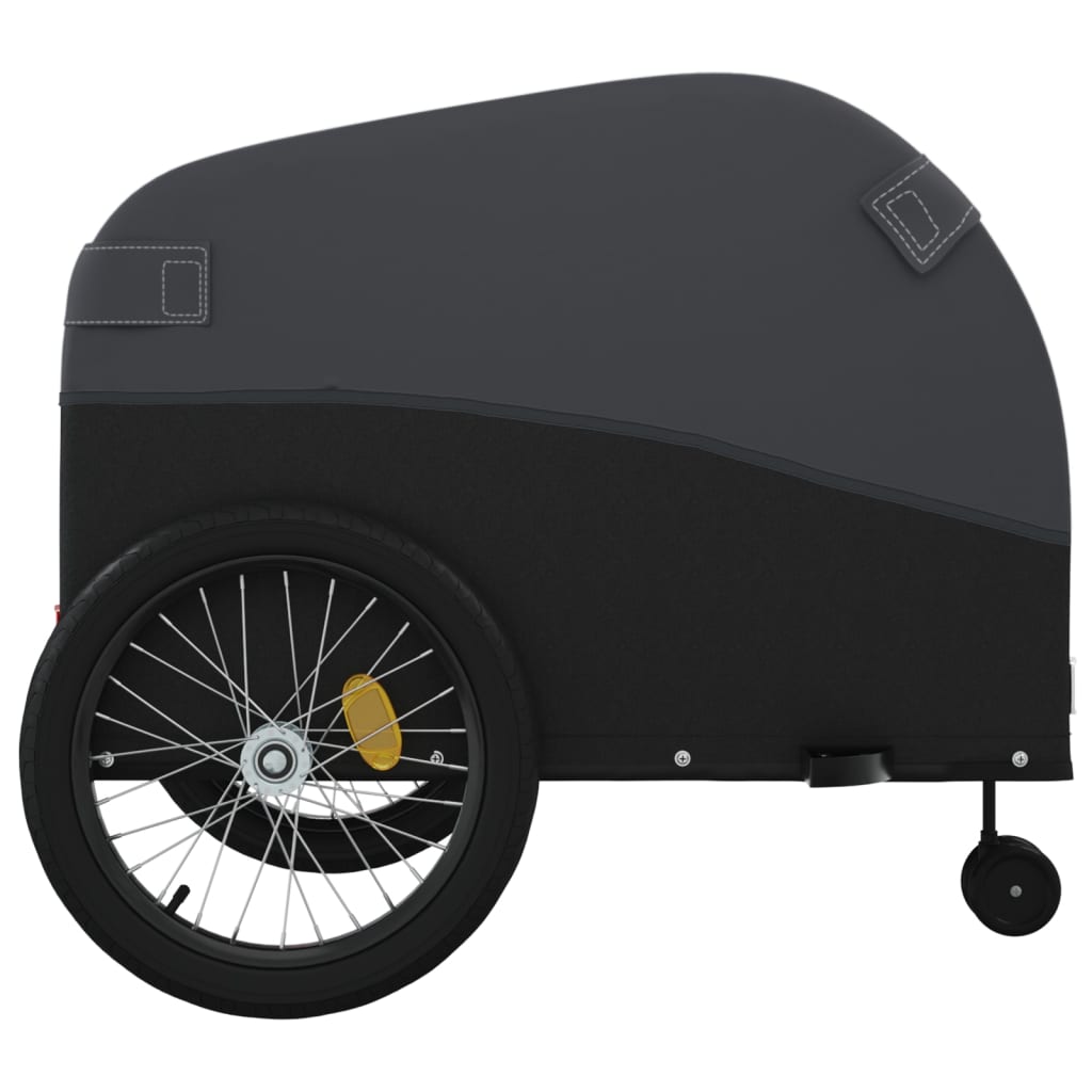 Fietstrailer 45 kg ijzer zwart