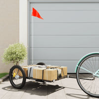 Fietstrailer 135x68x37 cm ijzer zwart