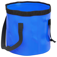 Emmers 2 st inklapbaar 30 L PVC blauw