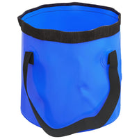 Emmers 2 st inklapbaar 30 L PVC blauw