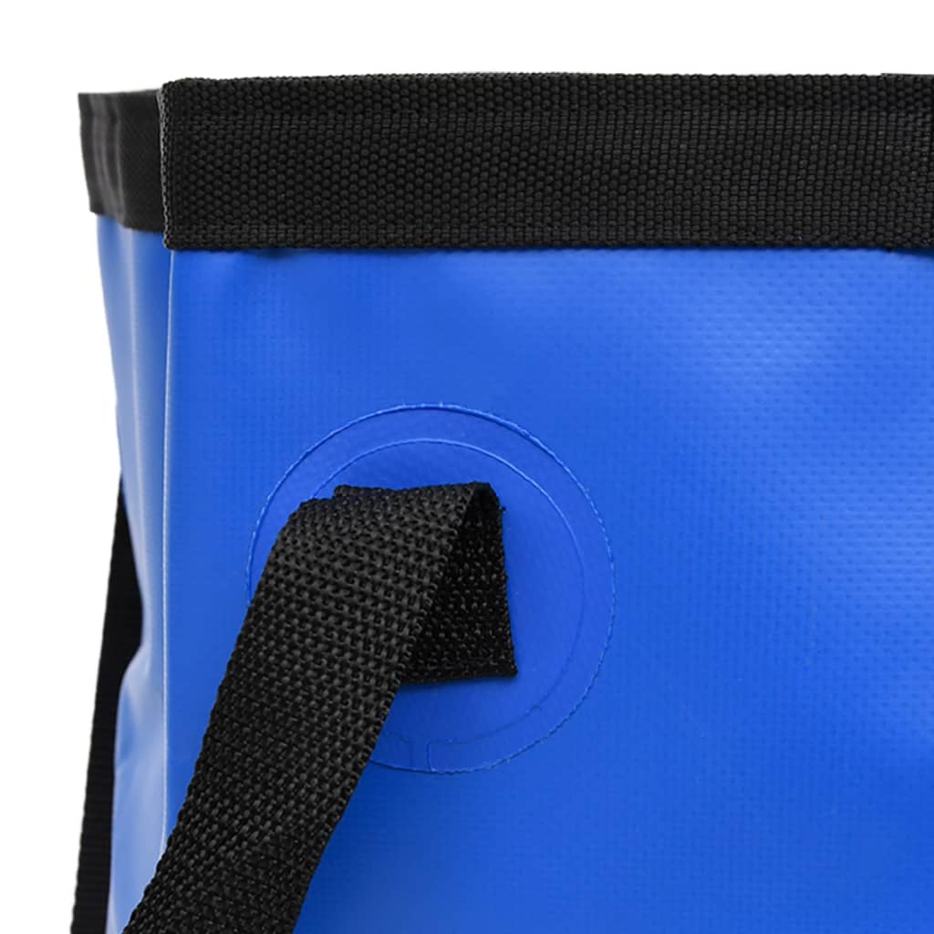 Emmers 2 st inklapbaar 30 L PVC blauw