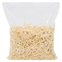 1000 st Golftees 70 mm bamboe