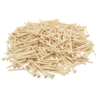 1000 st Golftees 83 mm bamboe