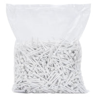 1000 pcs Golf tees 70 mm bamboo white