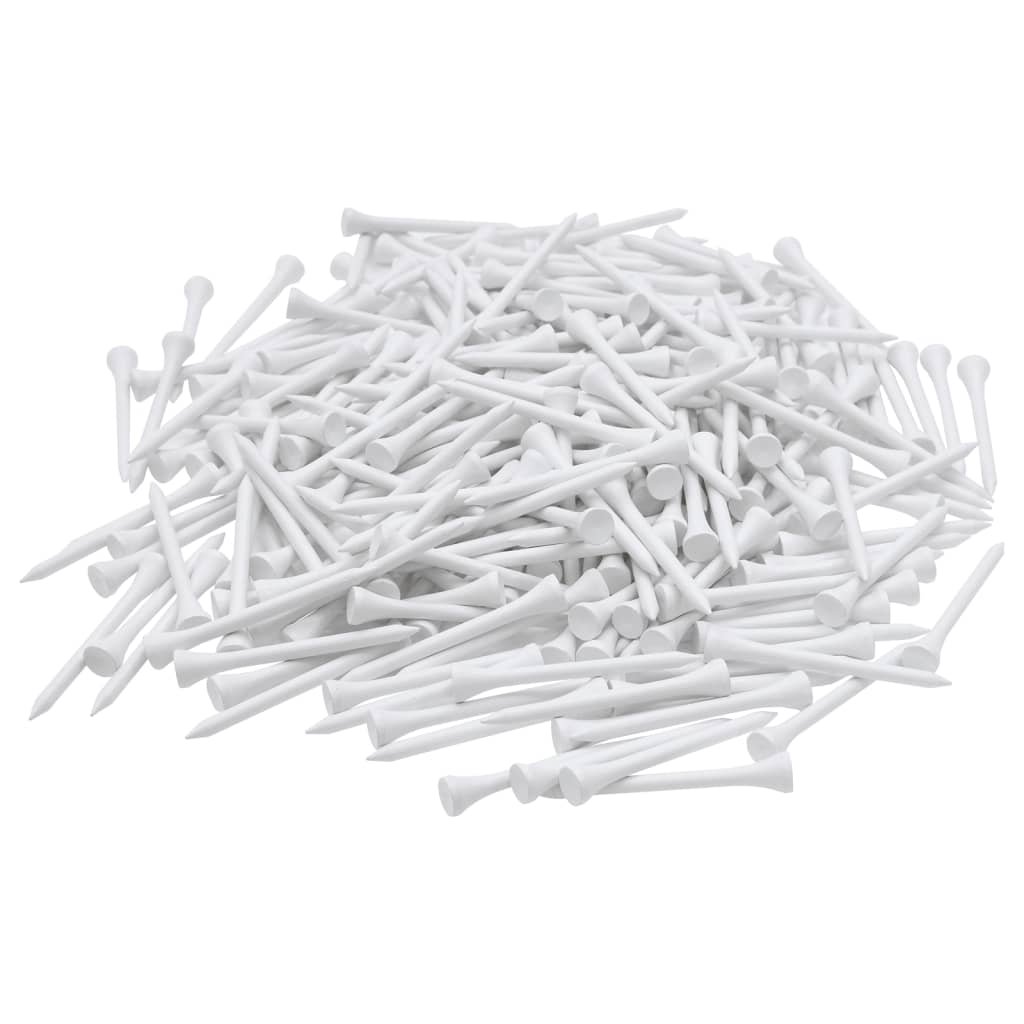 1000 pcs Golf tees 70 mm bamboo white