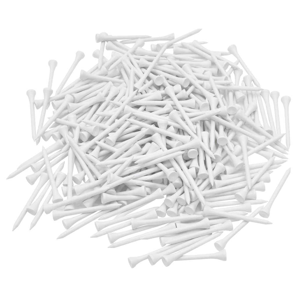 1000 pcs Golf tees 70 mm bamboo white