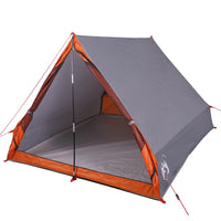 Tent A-frame 2-persoons waterdicht grijs en oranje