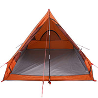 Tent A-frame 2-persoons waterdicht grijs en oranje