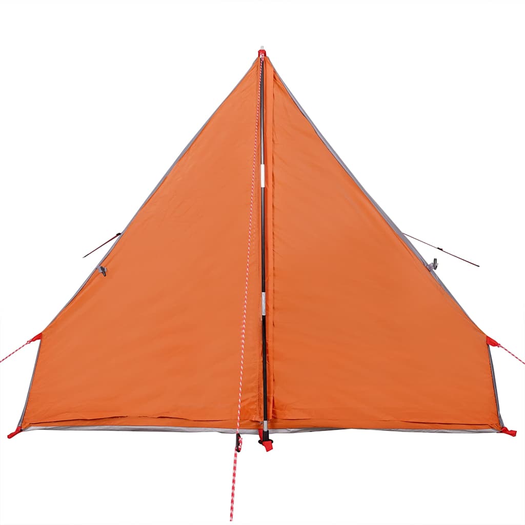 Tent A-frame 2-persoons waterdicht grijs en oranje