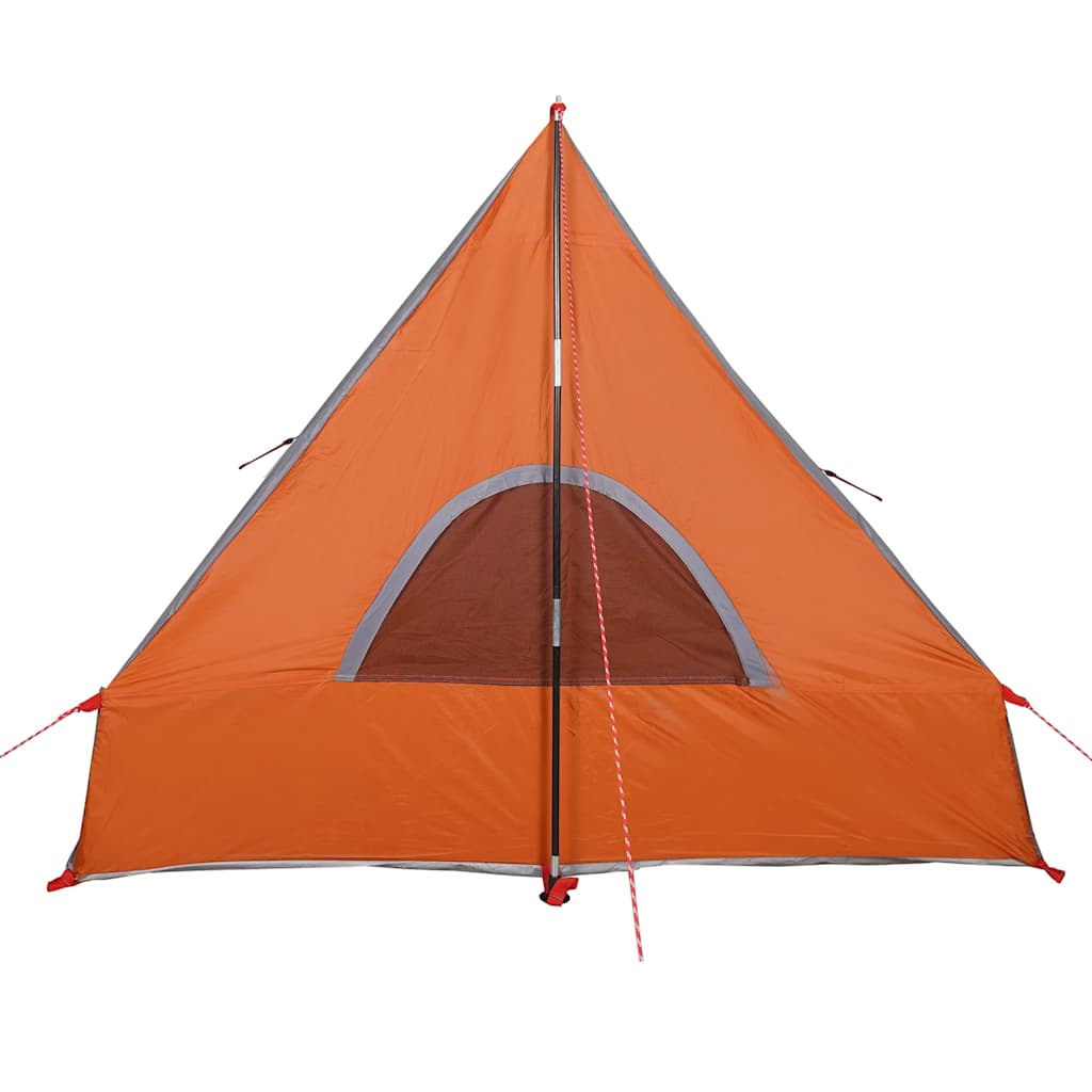 Tent A-frame 2-persoons waterdicht grijs en oranje