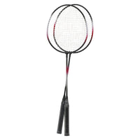 Badmintonset met 2 rackets, net en opbergkoffer 292x30x152 cm