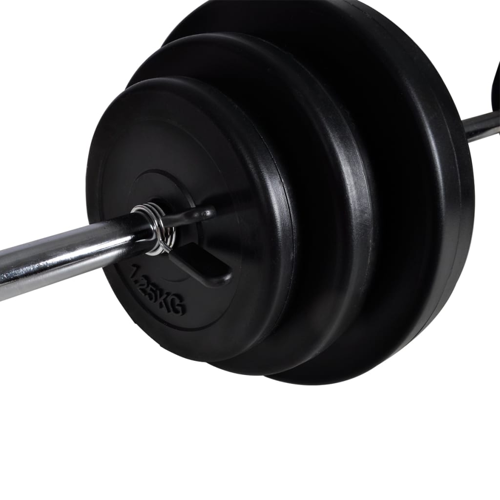 Abdominal bench with dumbbell set adjustable 30.5 kg