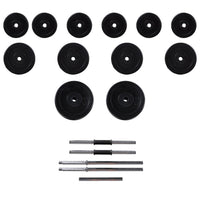 Abdominal bench with dumbbell set adjustable 30.5 kg